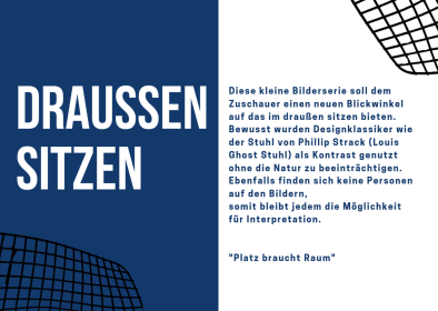 draußen sitzen - LICHTMEILE 2025