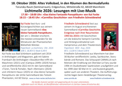 LICHTMEILE 2026 | Lesung Schneidewind+Focke