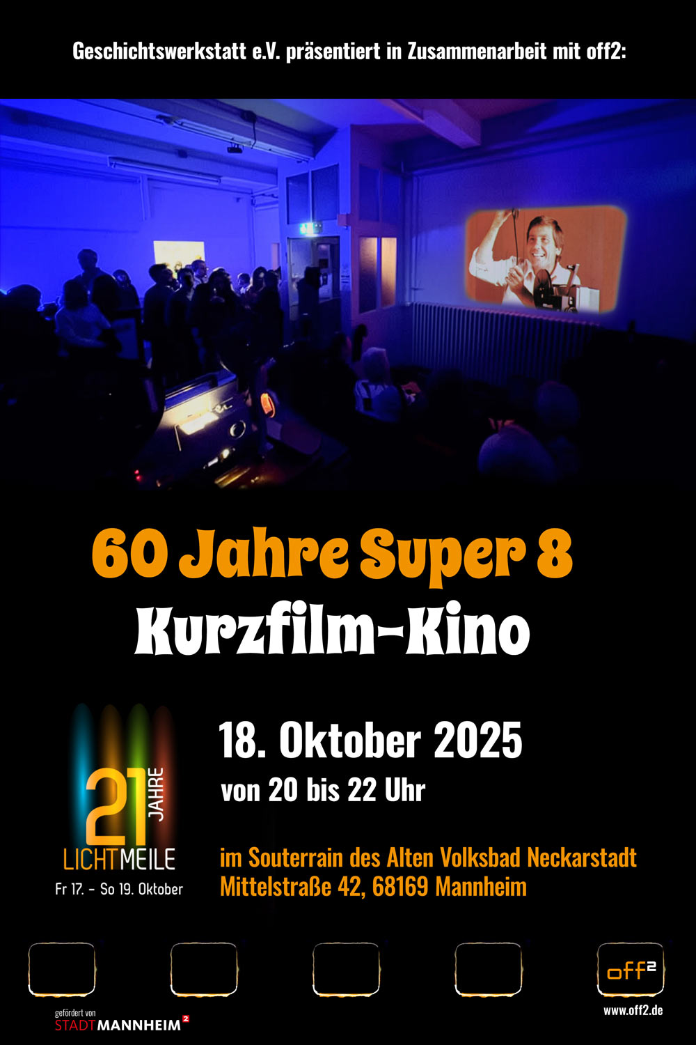 Kurzfilmkino - 60 Jahre Super 8 - LICHTMEILE 2025 