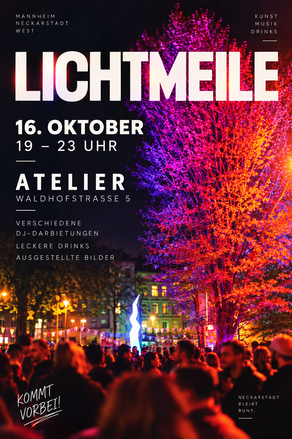 LICHTMEILE 2026 | Neon-LICHTMEILE in Mannheim